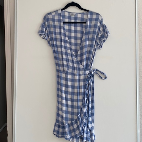 Rails Brigitte Wrap Mini Dress Buffalo check - Picture 4 of 8